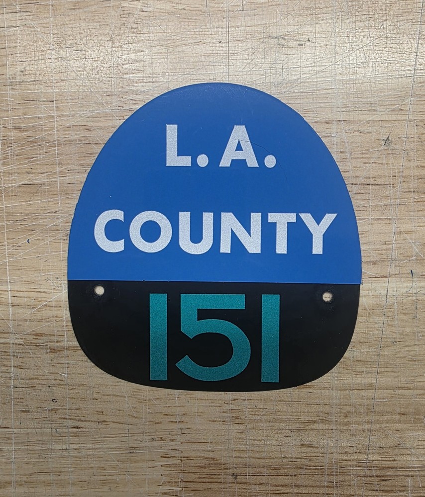 LA COUNTY 151 FIRE HELMET SHIELD