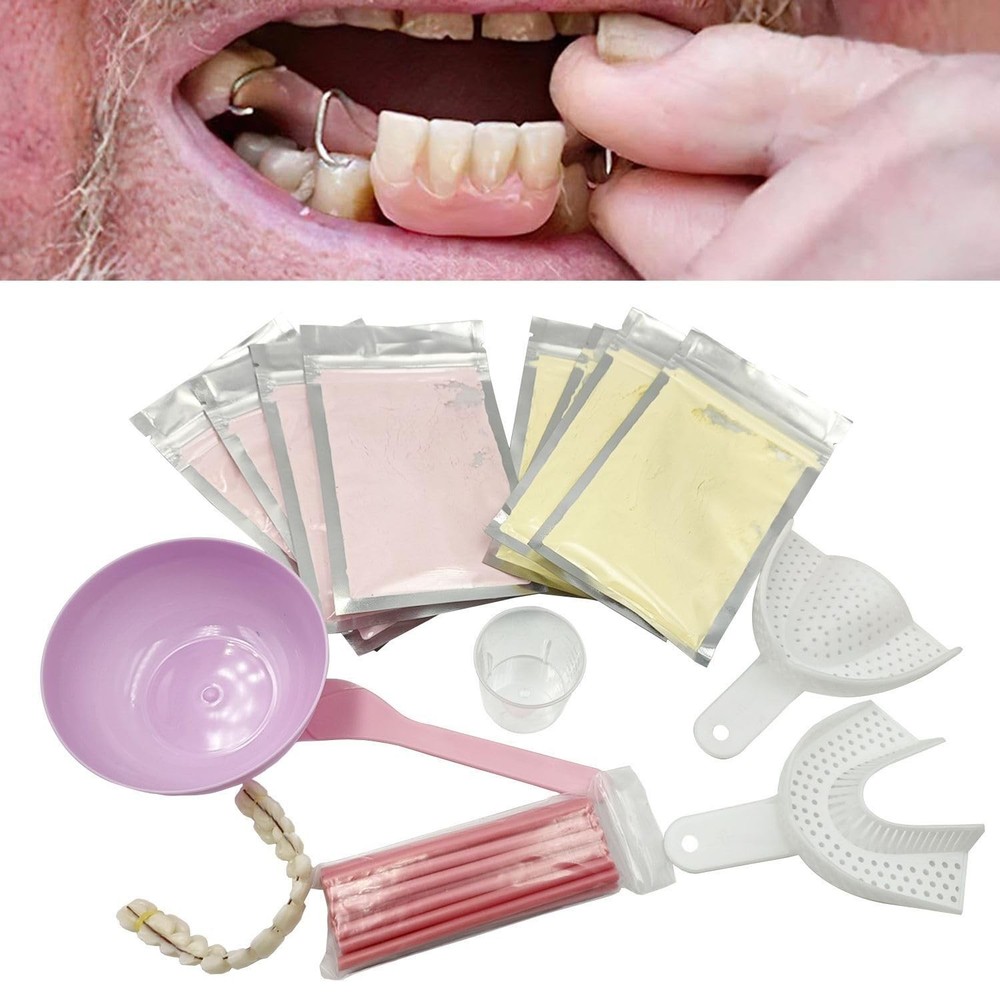 Fake Teeth-DIY Dentures-Customizable Denture Solution for Fixing the Missing ...