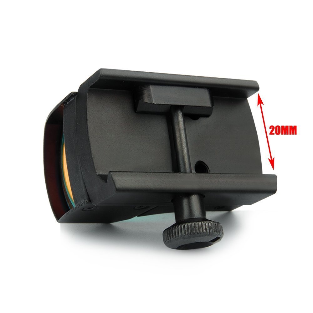 Mini Holographic Reflex Sight 3MOA Red Dot Sight Compact with 20mm Rail Mount
