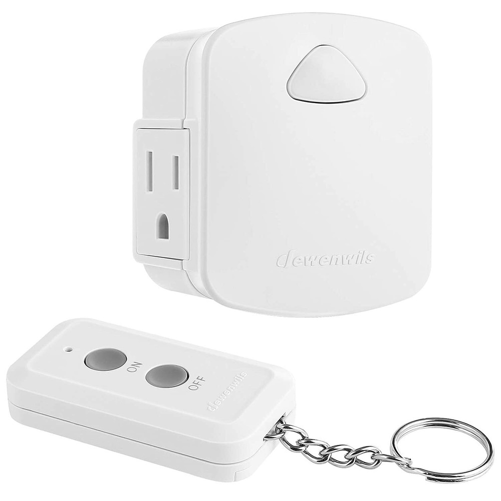 DEWENWILS Remote Control Outlet Wireless Remote Light Switch 100 FT Long Range