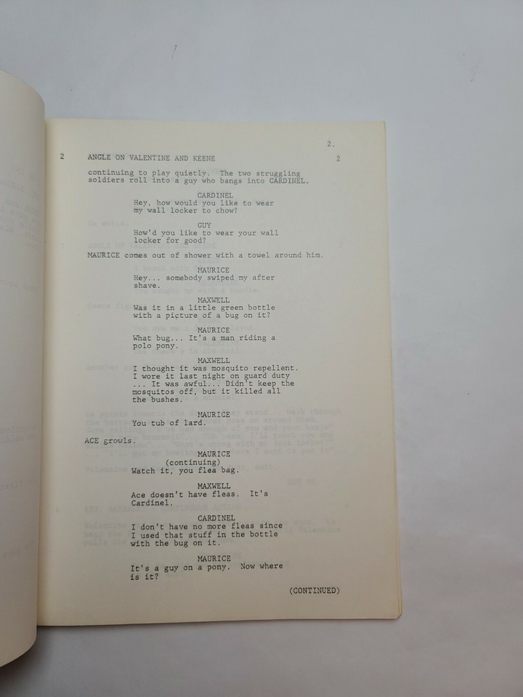 AT EASE / Arthur Julian 1982 TV Script, created by John Hughes "Computer Dating"