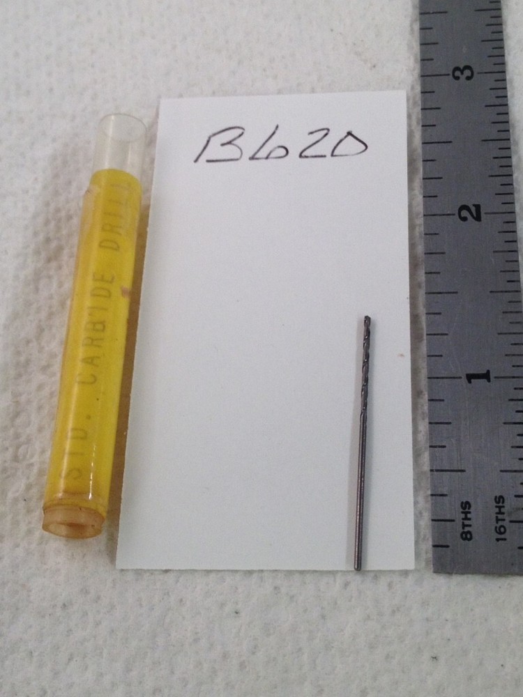 1 NEW USA #67 (.0320") SOLID CARBIDE. SPIRAL DRILL.  (B620)