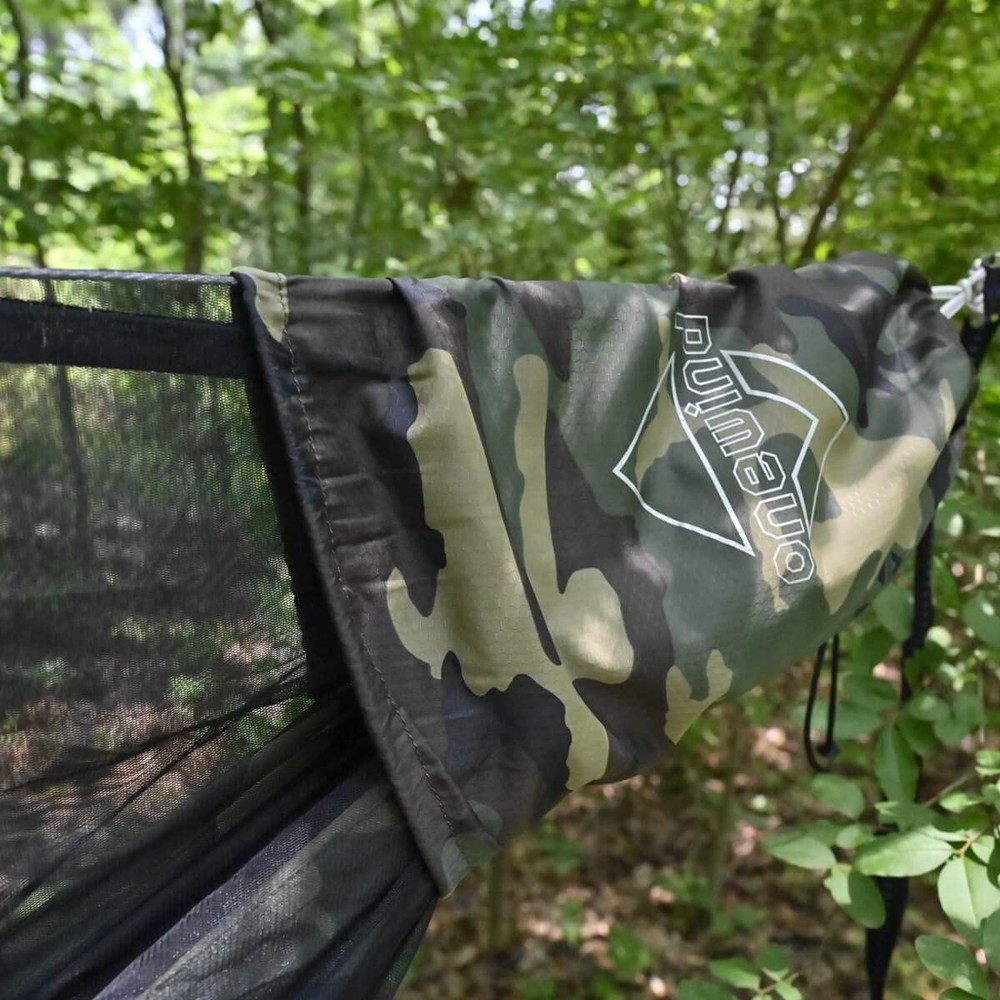 Onewind Premium 12' Camping Double Hammock with Tree Straps 11ft, Camo