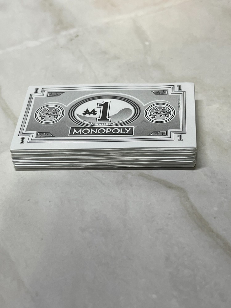 2011 Monopoly Junior Party - Replacement Money pack