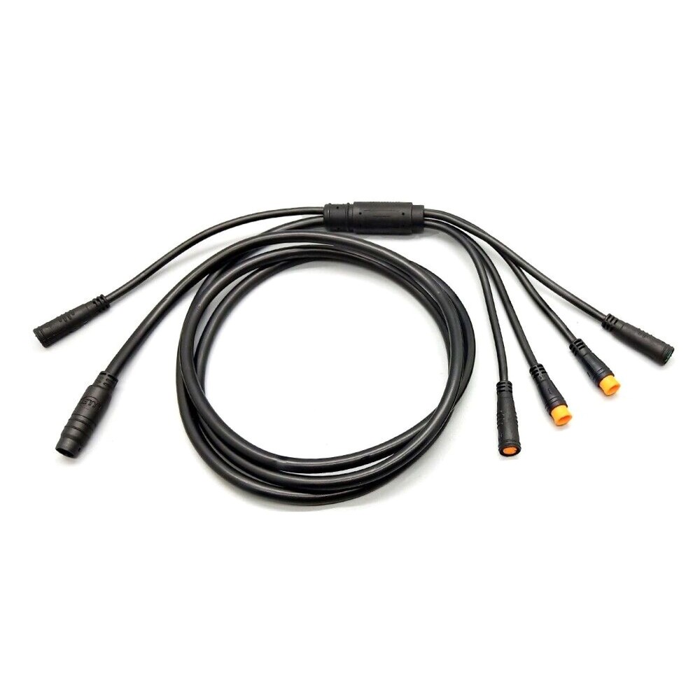 1 to 5 Electric Bicycle E-bike Waterproof Integration Cable For KT Controller