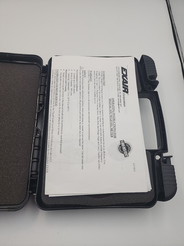 Exair 9104 sound level meter Excellent Condition 