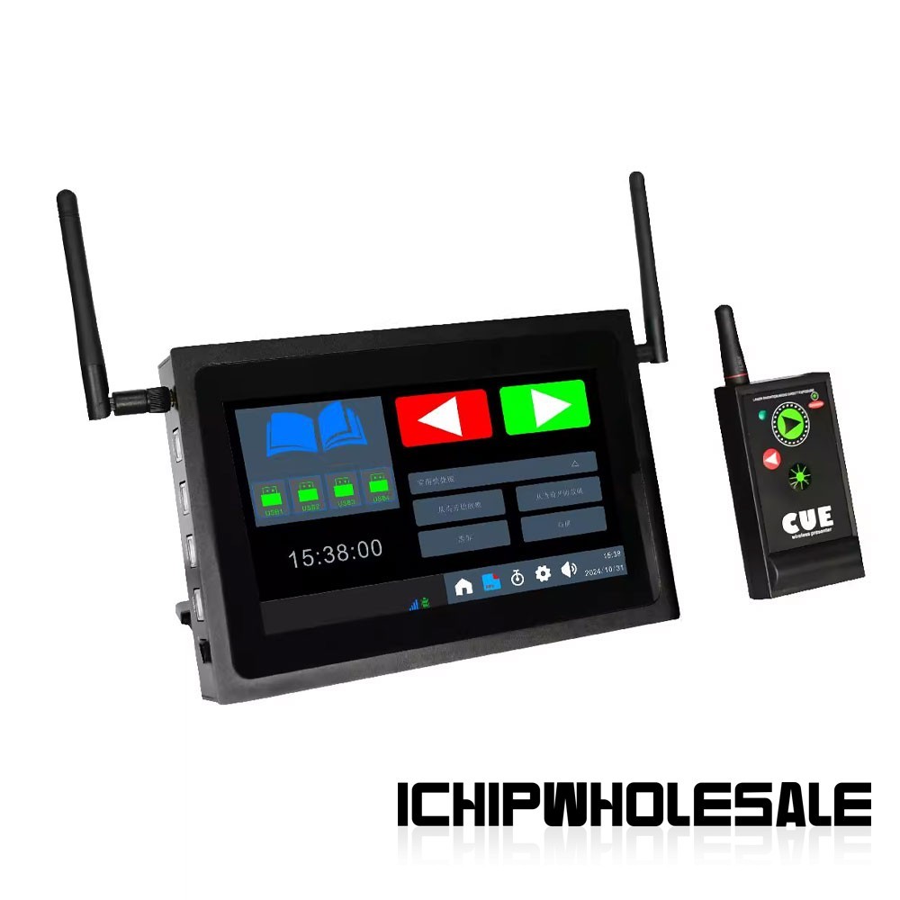 CUE PLUS Wireless Presentation Controller Advanced Timer PPT Remote Controller