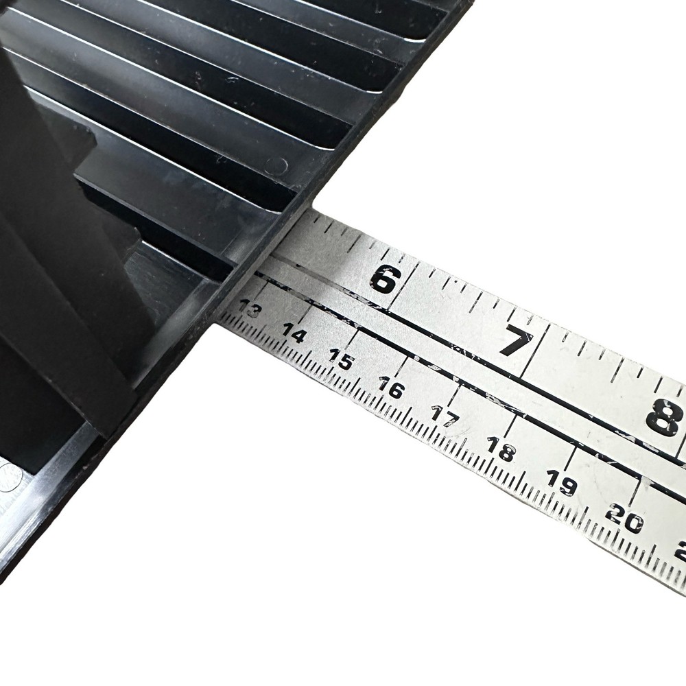 Openstock Black Plastic Double Column 40 Cassette Storage Rack Stackable Media