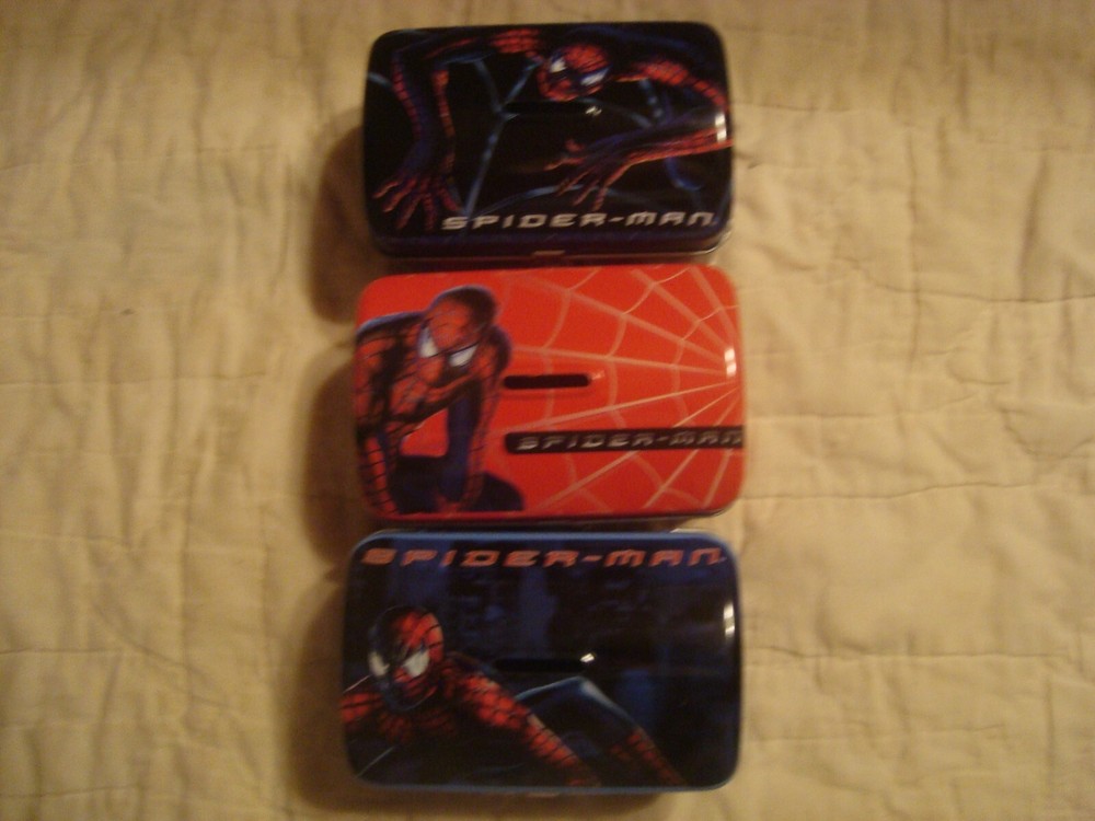 Spiderman Tin with Lock-Price Reduced!!!