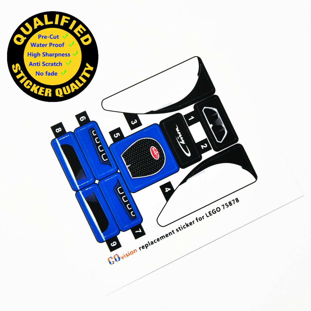 Replacement sticker for set 75878 Precut sticker