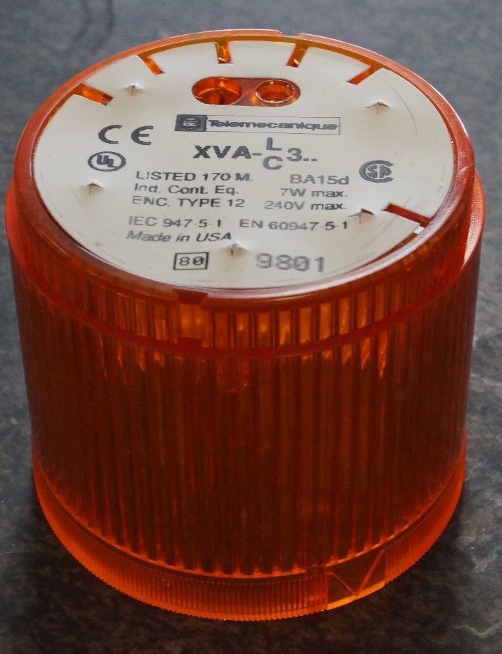 Telemecanique Stackable Indicator Light XVA-C35 220VAC 7W