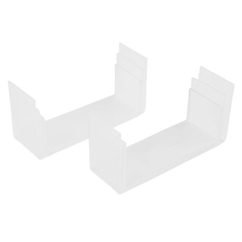 Display Stand Shelf Holder Rectangle Risers Transparent Trophies 3 Tier