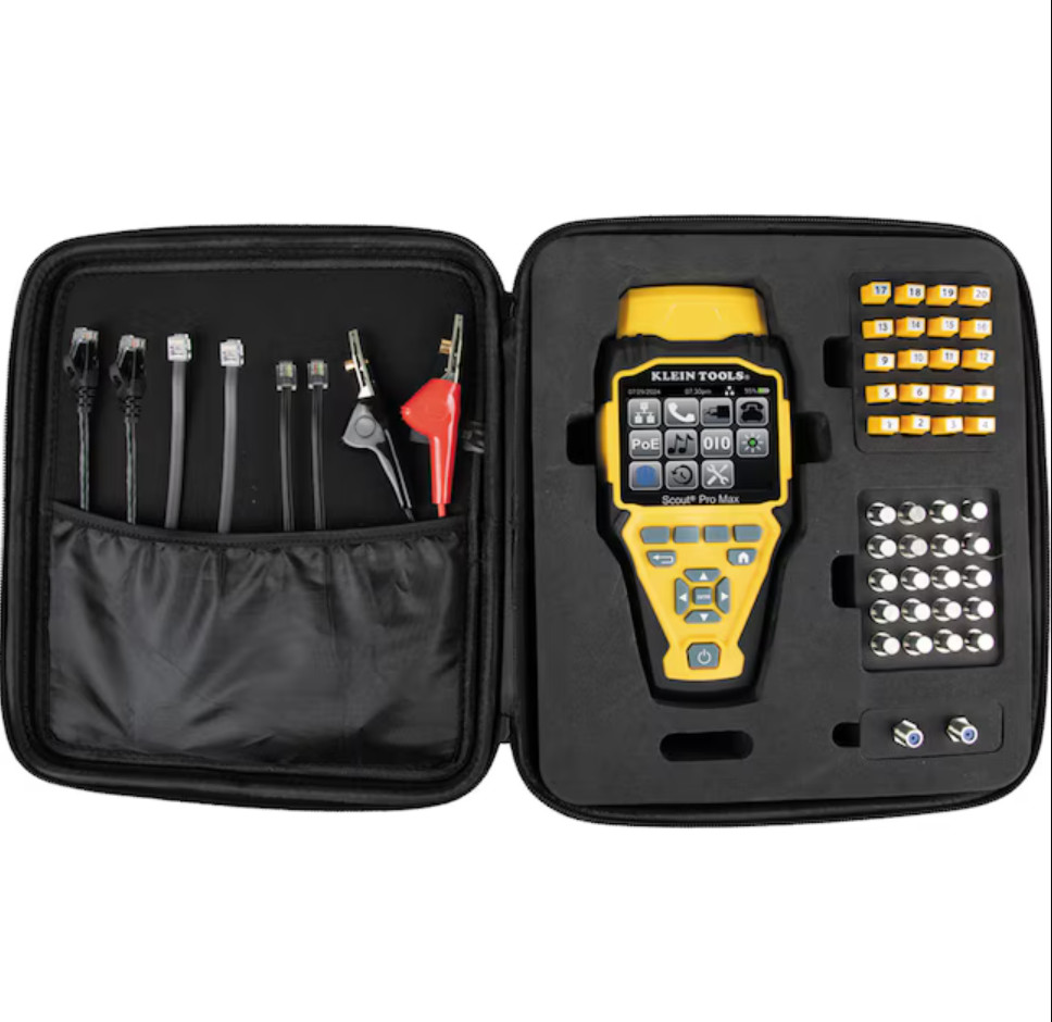 Klein Tools Scout Pro Max Network Cable Tester Remote Set Free Shipping