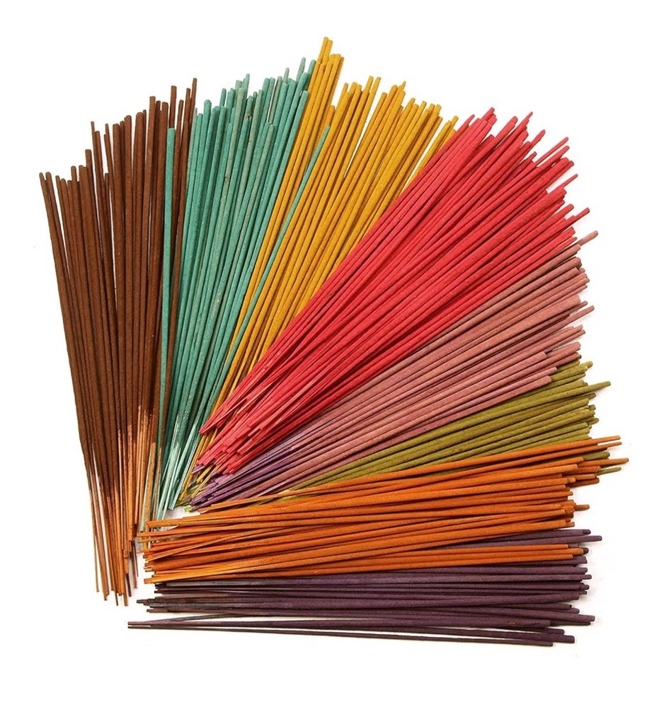 480 Pack Assorted Incense Sticks - Bulk Value Box - Meditation & Aromatherapy