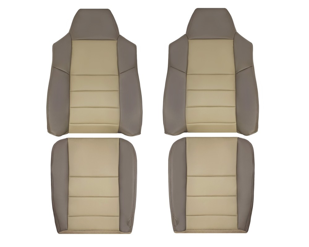 2002 2003 2004 For Ford Excursion Eddie Bauer Edition LEATHER Seat Covers Tan