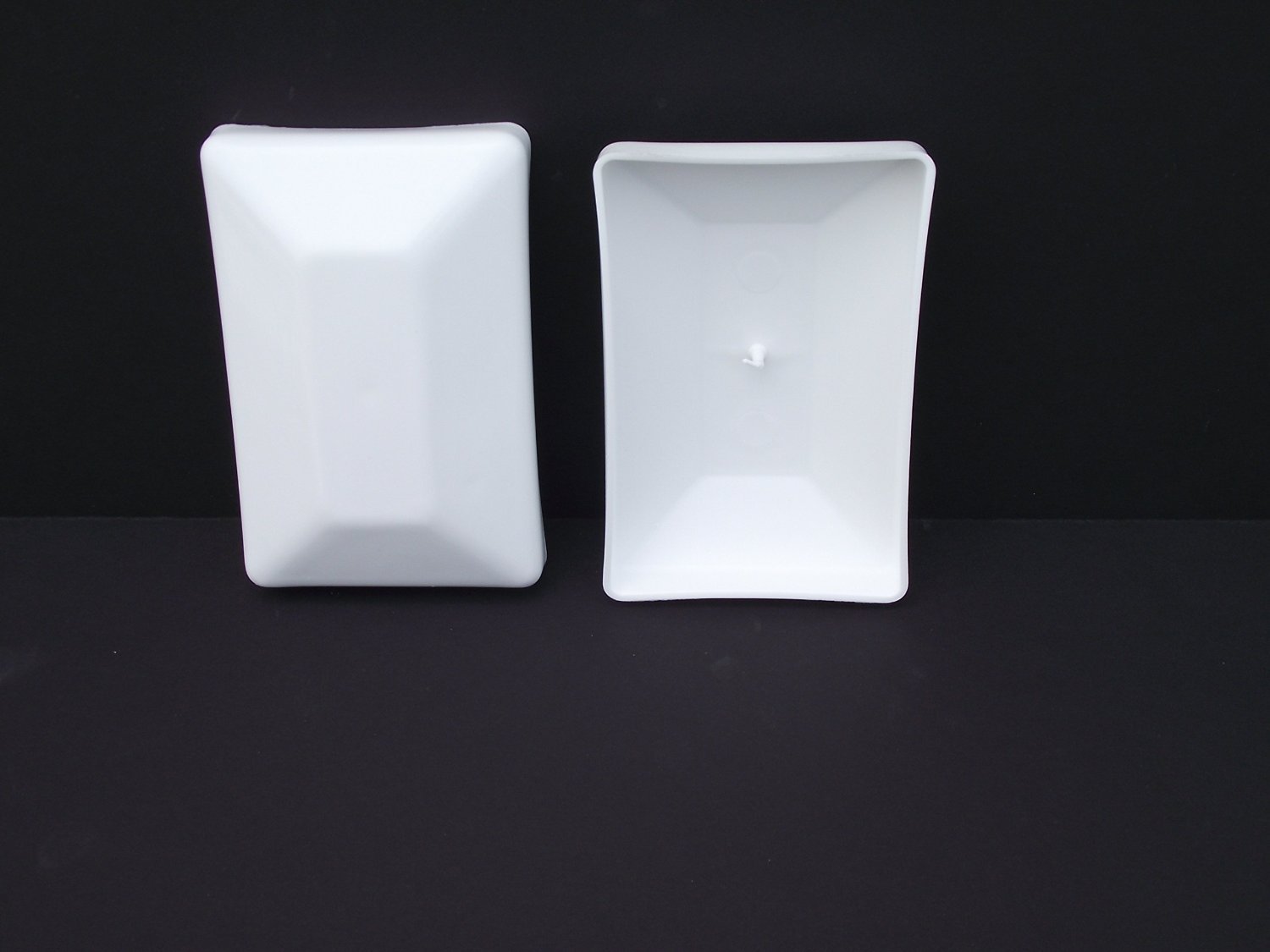 White 4x6 Fence Post Caps (3-5/8"x 5-5/8") 4 x 6 Nominal Fence Post Caps WHITE