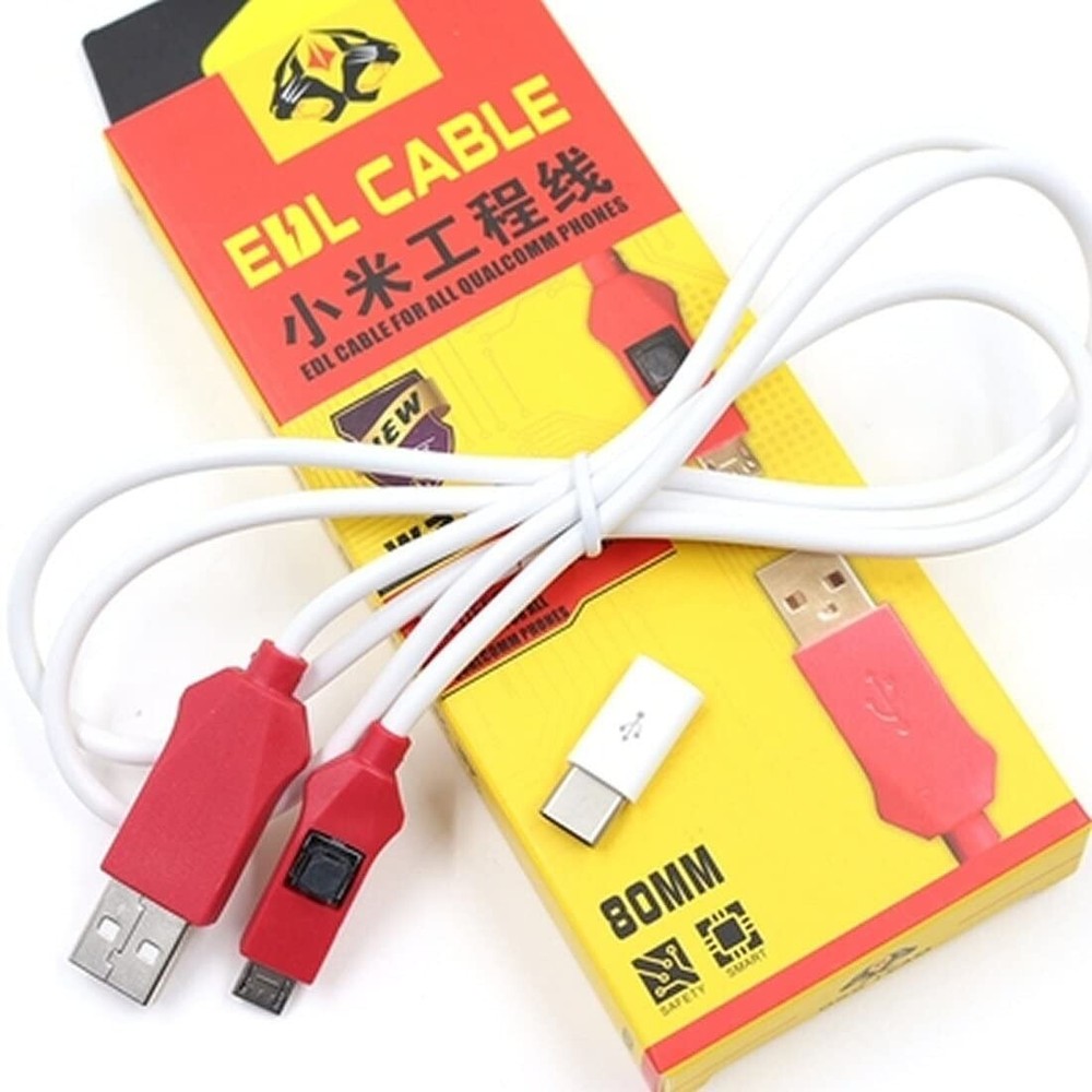 2-in-1 Qualcomm EDL Cable for 9008 Mode, Deep Flash Mode, USB-C & Micro