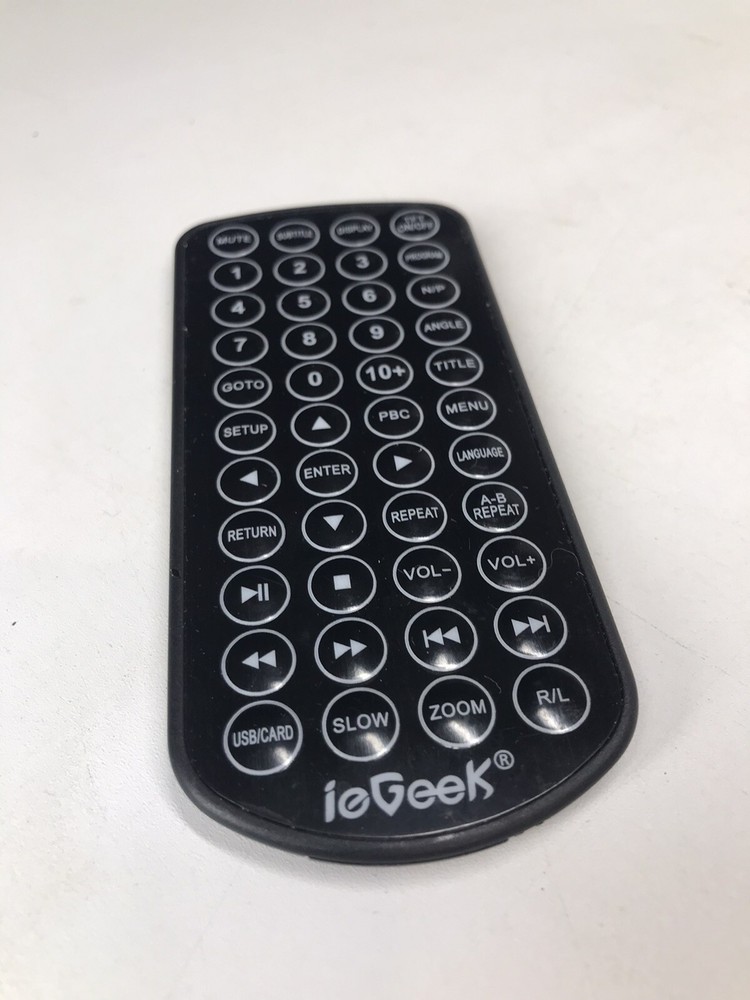 IEGEEK IK-101 REPLACEMENT FACTORY REMOTE For Portable DVD Player