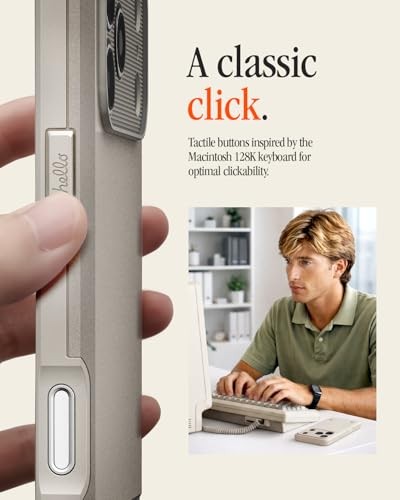 for Case, Classic LS MagFit [Camera Control Button] iPhone 17 Pro Stone