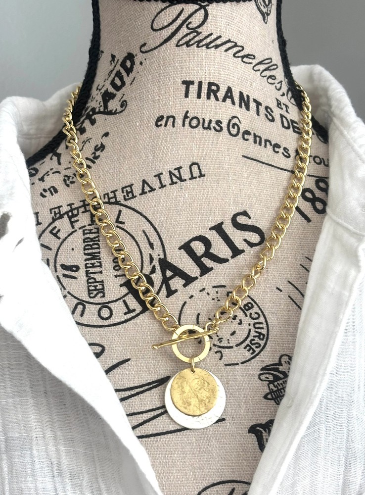 Gilded Moon Necklace