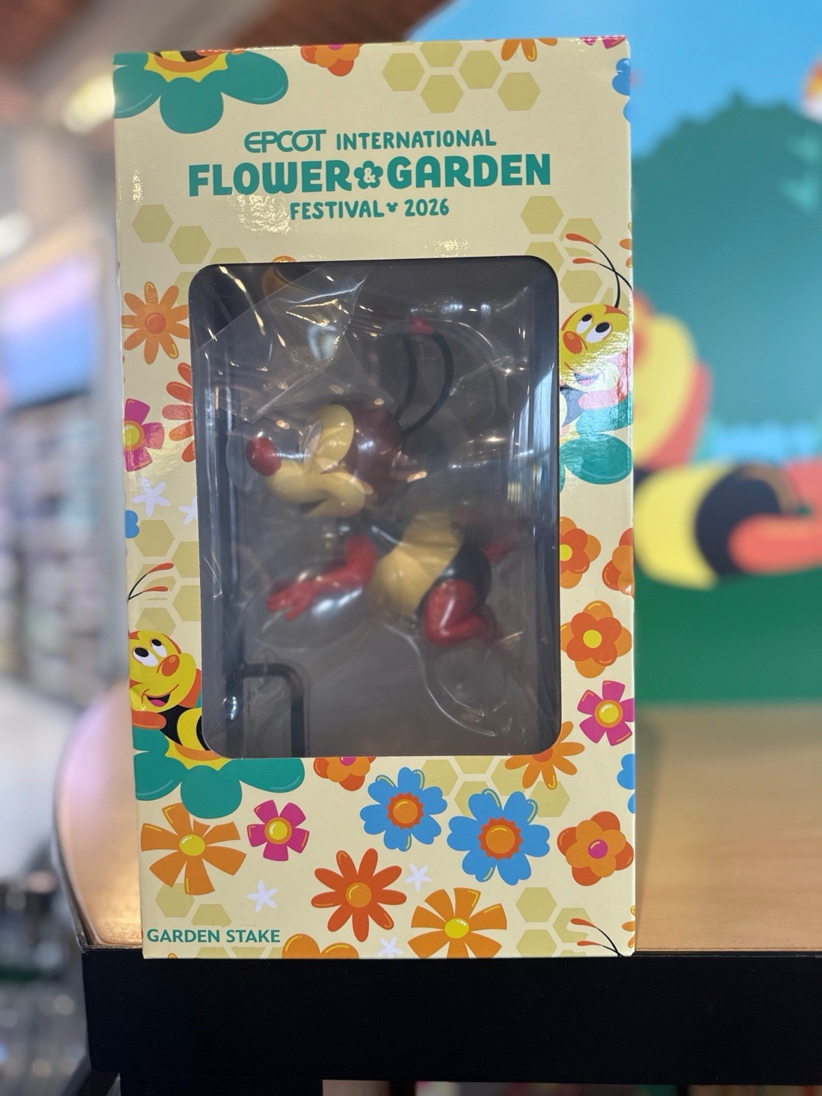 Disney Parks 2026 WDW Spike The Bee Garden Stake Flower & Garden New