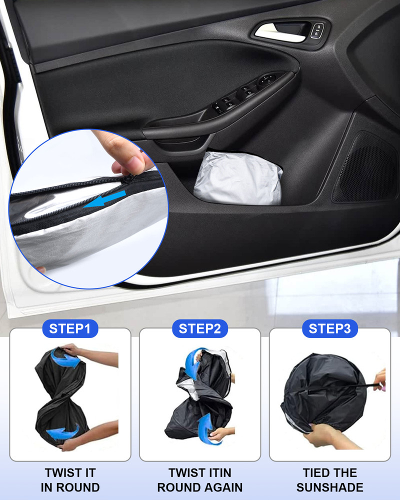 For Ford Focus 2012-2018 Front Windshield Sun Shade UV Block Privacy Cover Visor