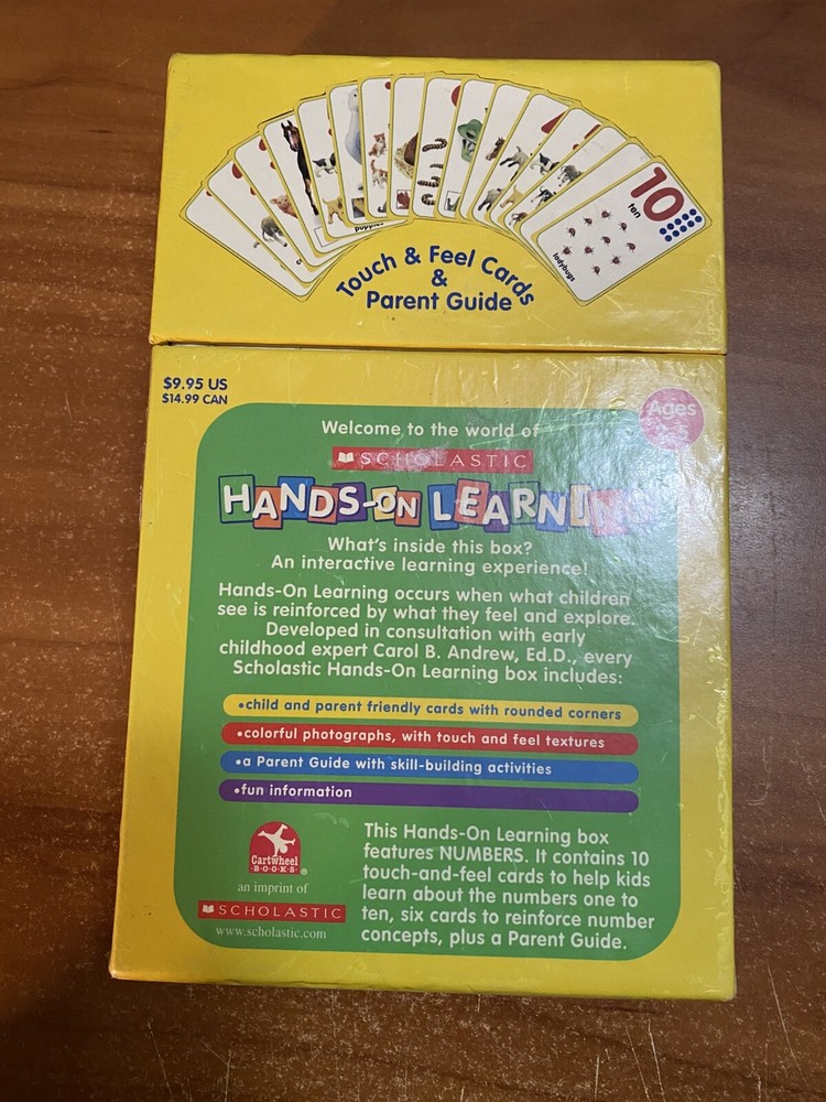 Hands-On Learning: Numbers - Touch & Feel Cards - Scholastic