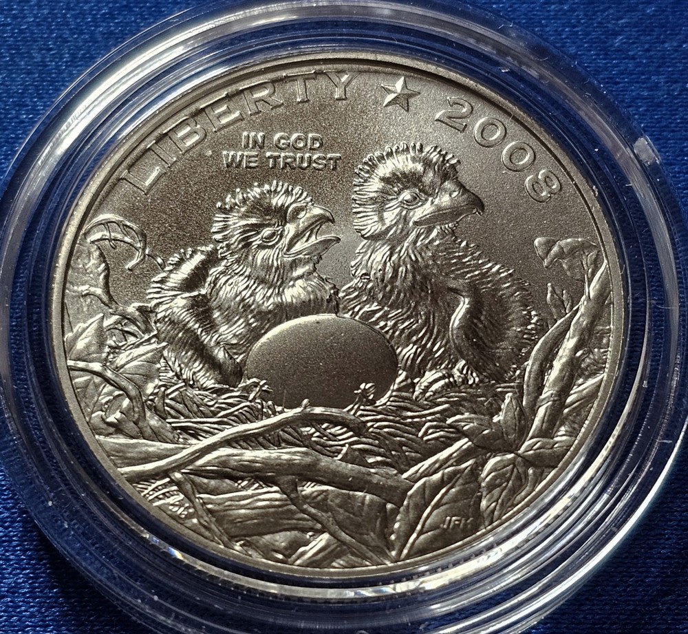 2008 S Unc Bald Eagle Commemorative Half Dollar OGP COA
