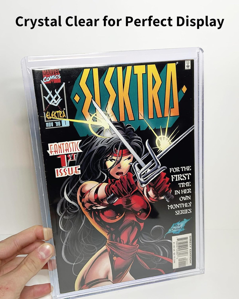 Comic Book Top Loaders - Protector Hard Case Sleeve, Toploader Holder for Silver