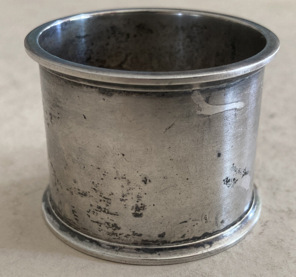 Antique  Sterling Silver Napkin Ring G412