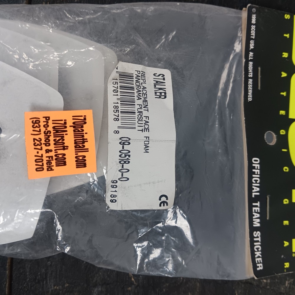 5 Pack Scott Paintball Mask/Goggle Replacement Foam