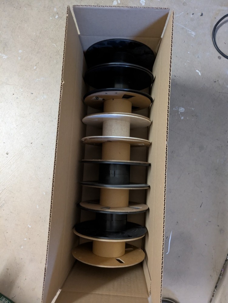 9x Empty 3D Printing Filament Spools
