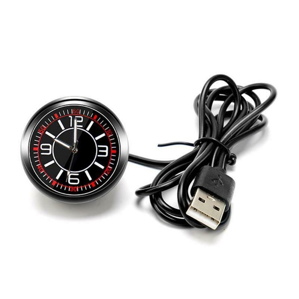 Dashboard Accessories Luminous Quartz Clock Accurate and Reliable Timing