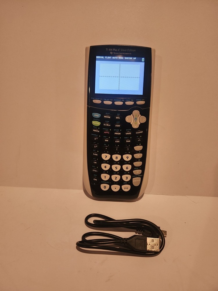 Texas Instruments TI-84 Plus C Silver Edition Calculator No cover.