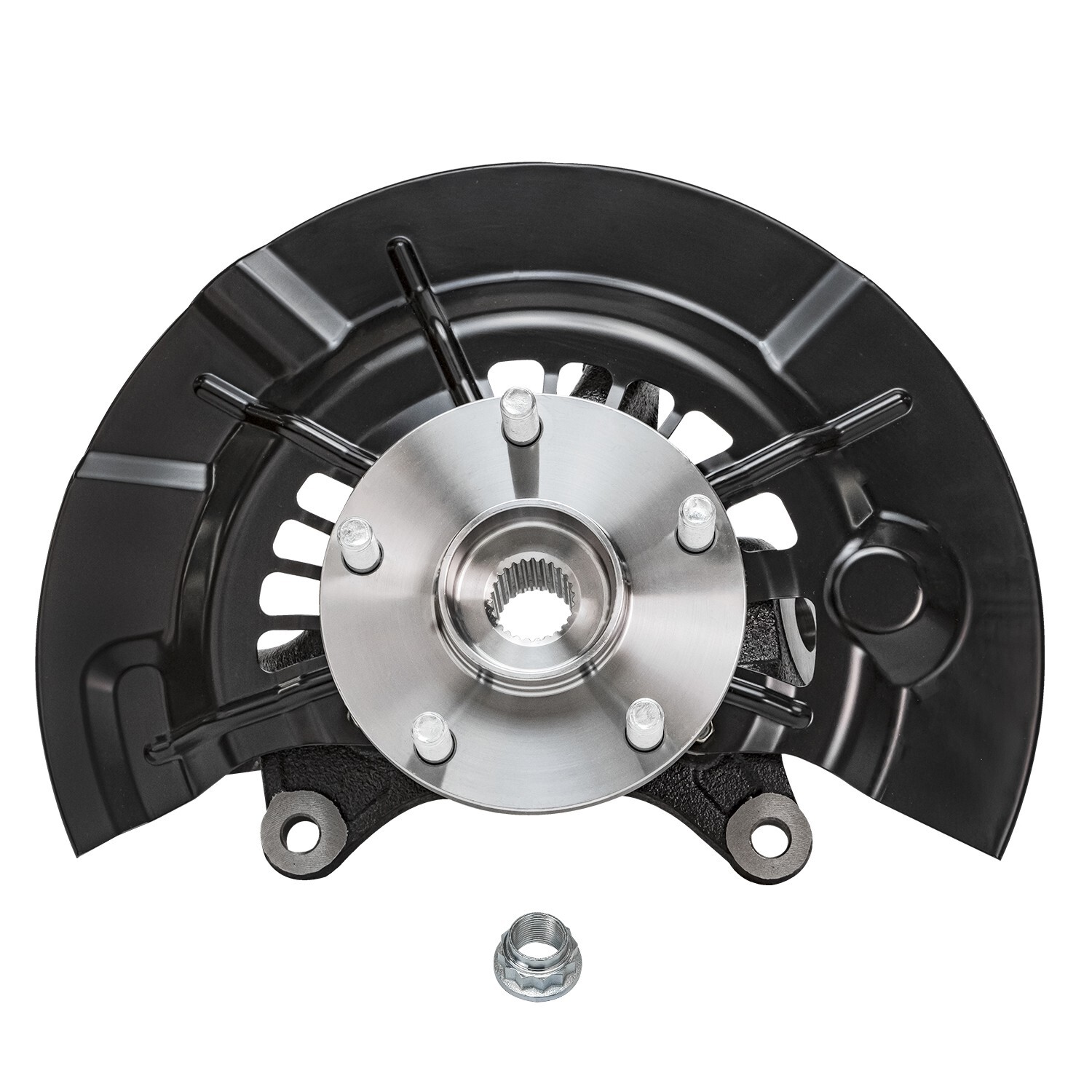 Front Steering Knuckle+Wheel Hub Bearing for 2012 2013 2014 - 2017 Toyota Camry