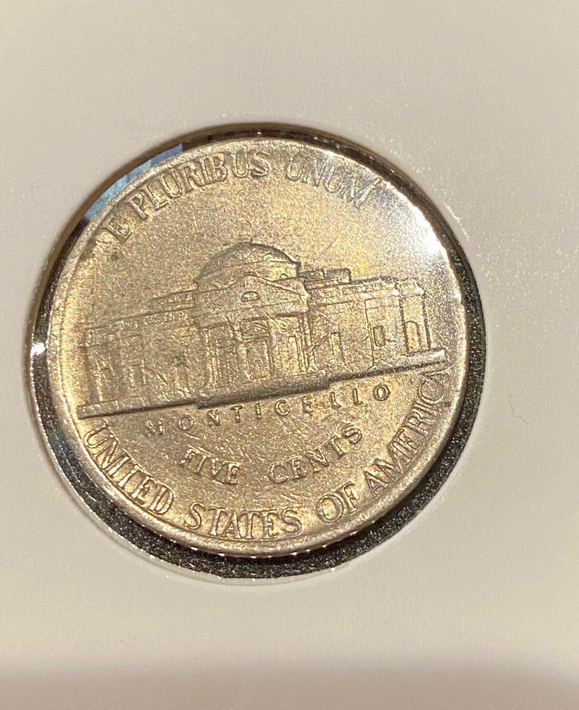 1978 Broadstruck Jefferson Nickel Mint Error