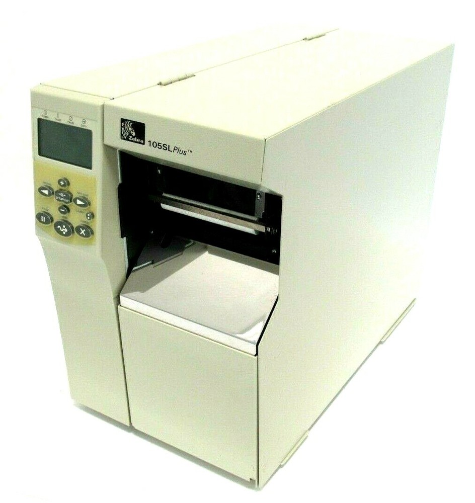 USED ZEBRA 105SLPLUS LABEL PRINTER 102-801-00000
