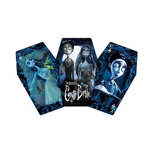 Aquarius Corpse Bride Premium Shaped Playing Card Deck, Officially Licensed