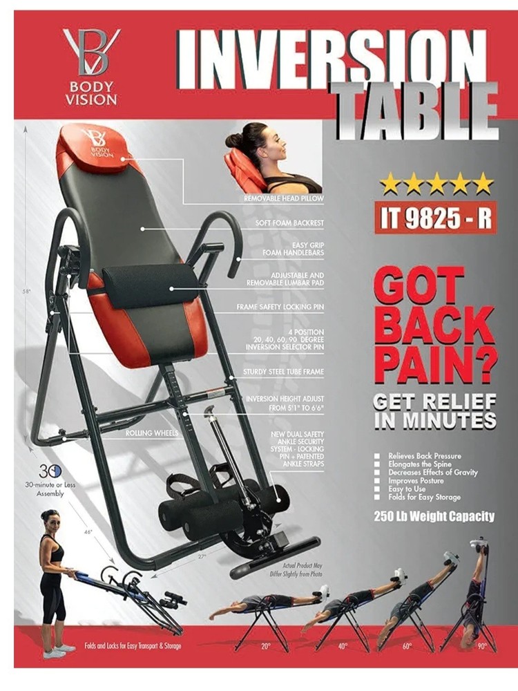 Body Vision Inversion Table,