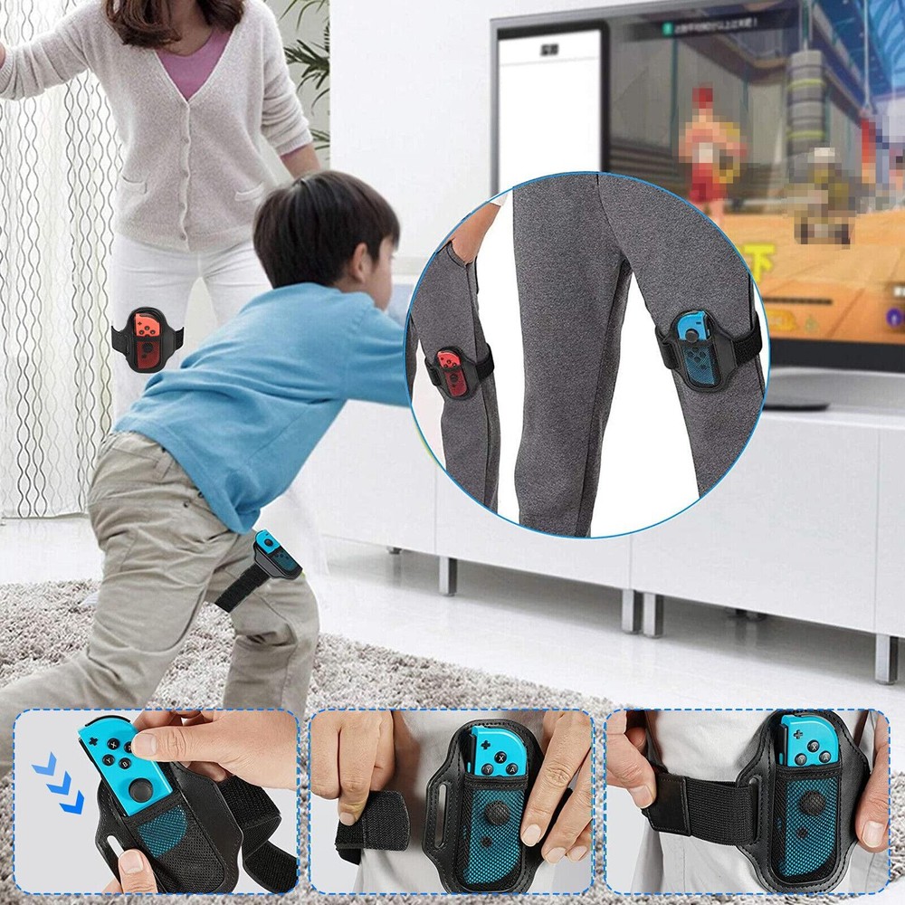 2Pcs Leg Straps For Nintendo Switch OLED Joy-Con Controller Ring For Adventure