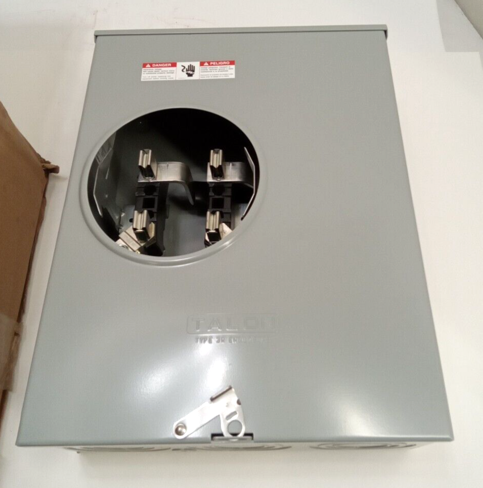 Siemens UAS917-XJCA Talon RGLS Meter Socket 200A 1PH 600VAC 4J 3R Side Wired