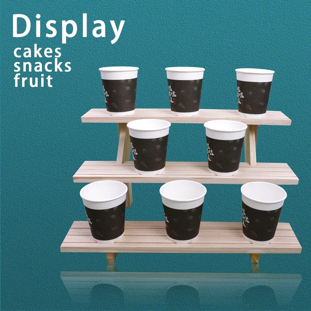 3 Tier Earring Display Stands For Selling, Retail Display Riser Earring, Ring...