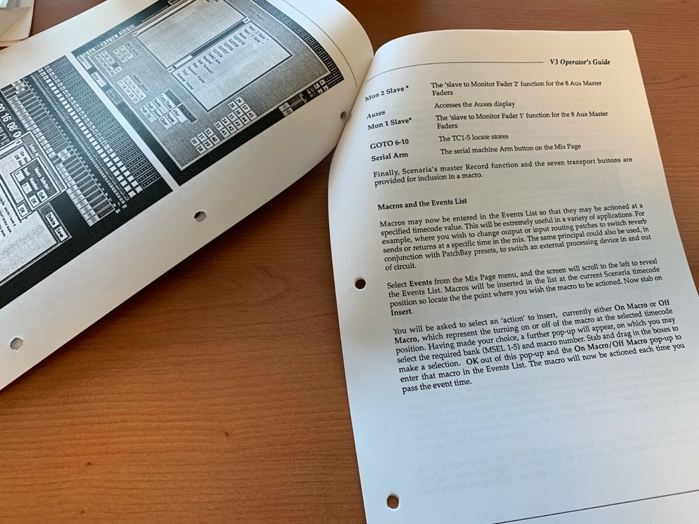 SSL Scenaria Version 3 Software Operator's Guide Solid State Logic 82S6S673