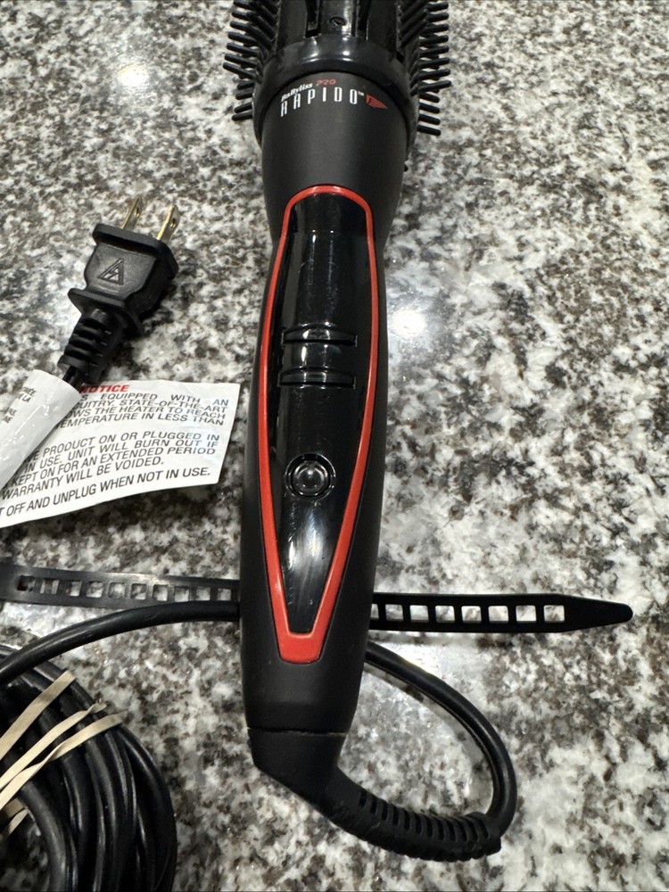 Babyliss Thermal Styling Brush Pro Rapido Hyper Stik Ionic Tested Working