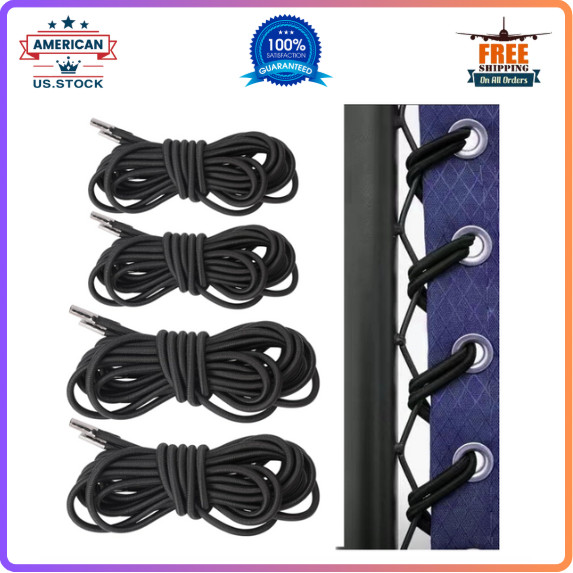 4 Pack Upgraded Black Gravity Chair Replacement Cord Zero Gravity Chair Repla...