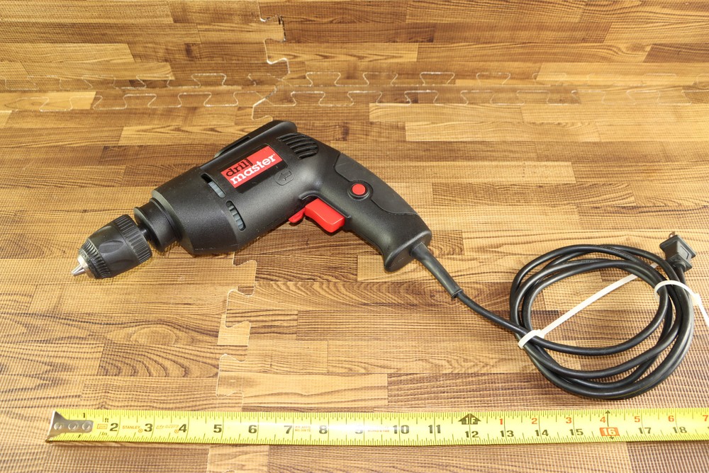 Drill Master 3/8'' Variable Speed Reversible Drill 10mm Keyless Chuck 3.2A 62856