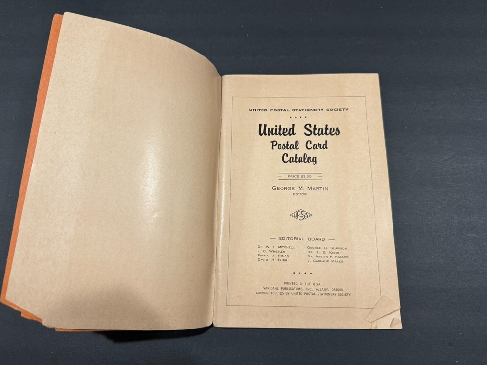 1955 United States Post Card Catalog