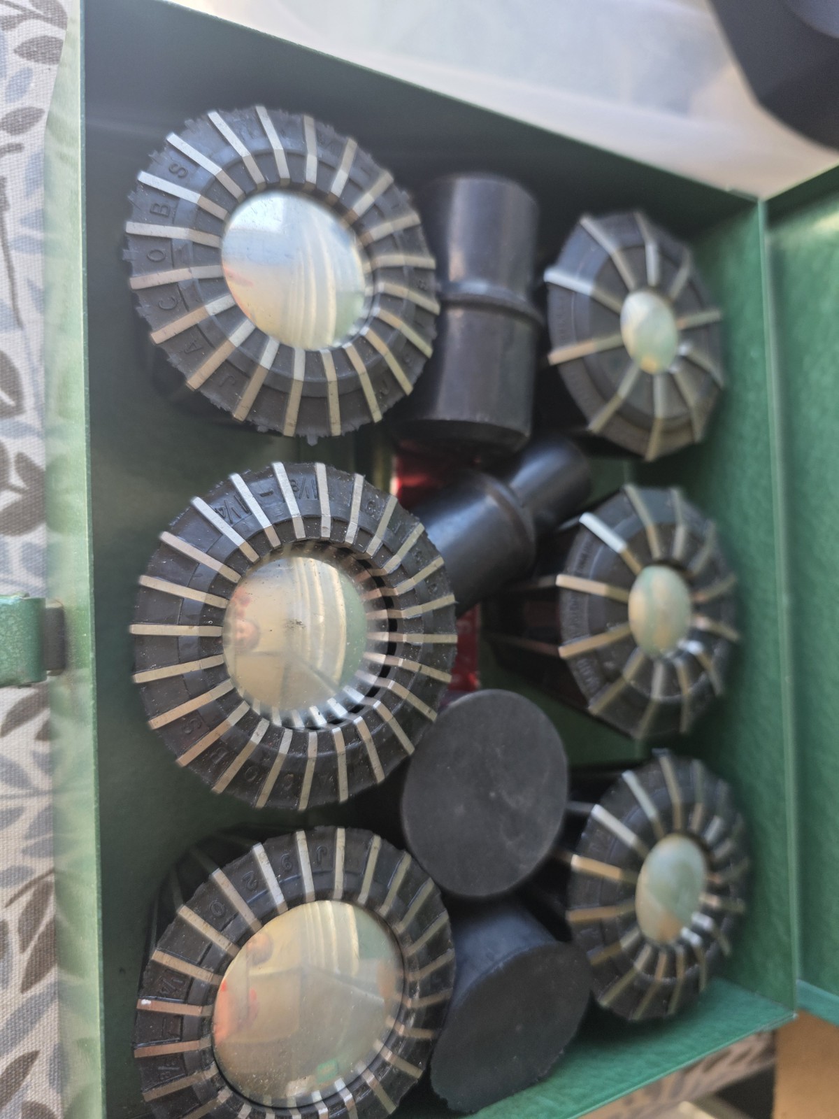 Jacobs Rubber Flex Collet Set 5/8"- 1-3/8"