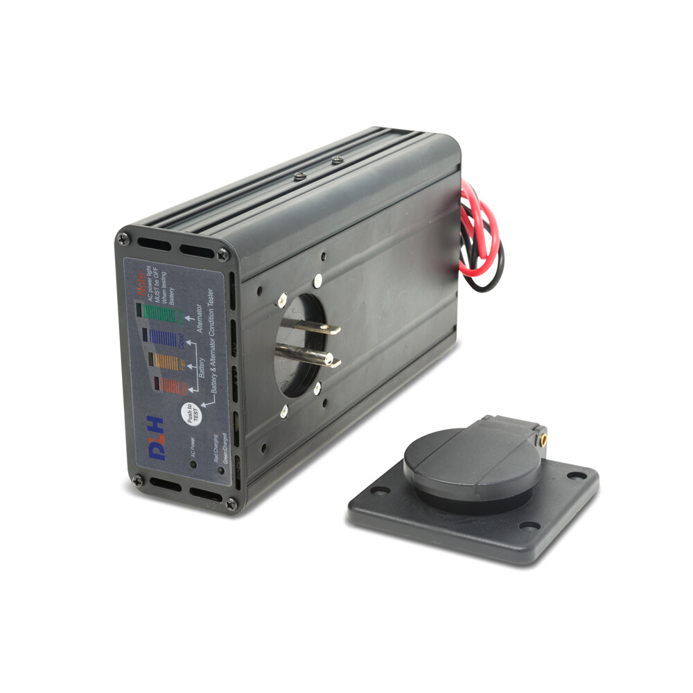 18 Amp Panel Mount Battery Charger with Tester - D1218T