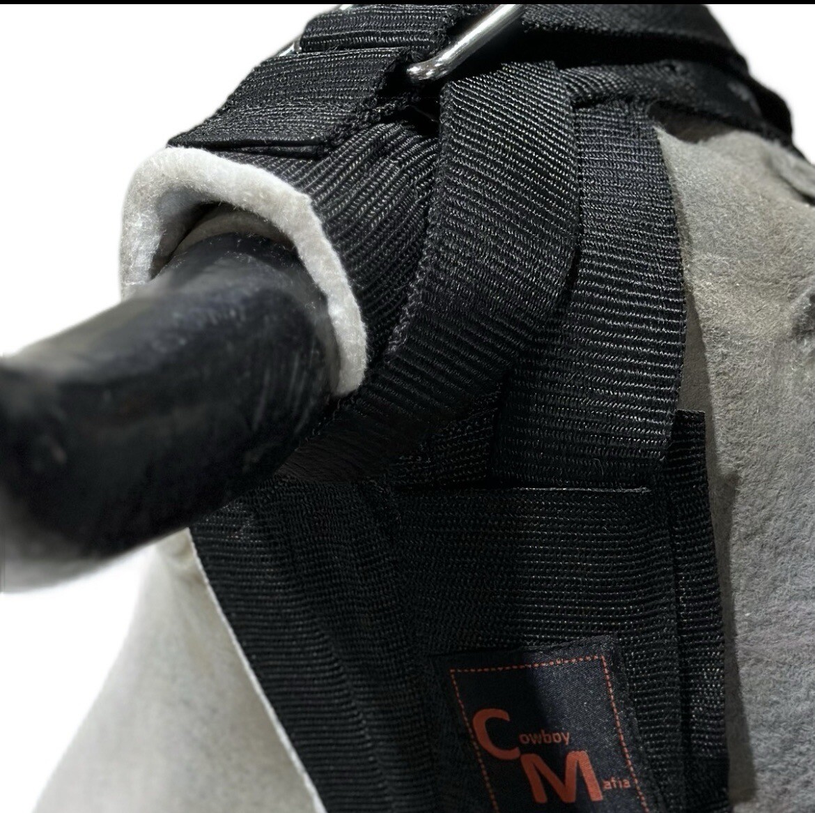 Figure 8 Team Roping Steer Horn Wraps! Black by Cowboy Mafia